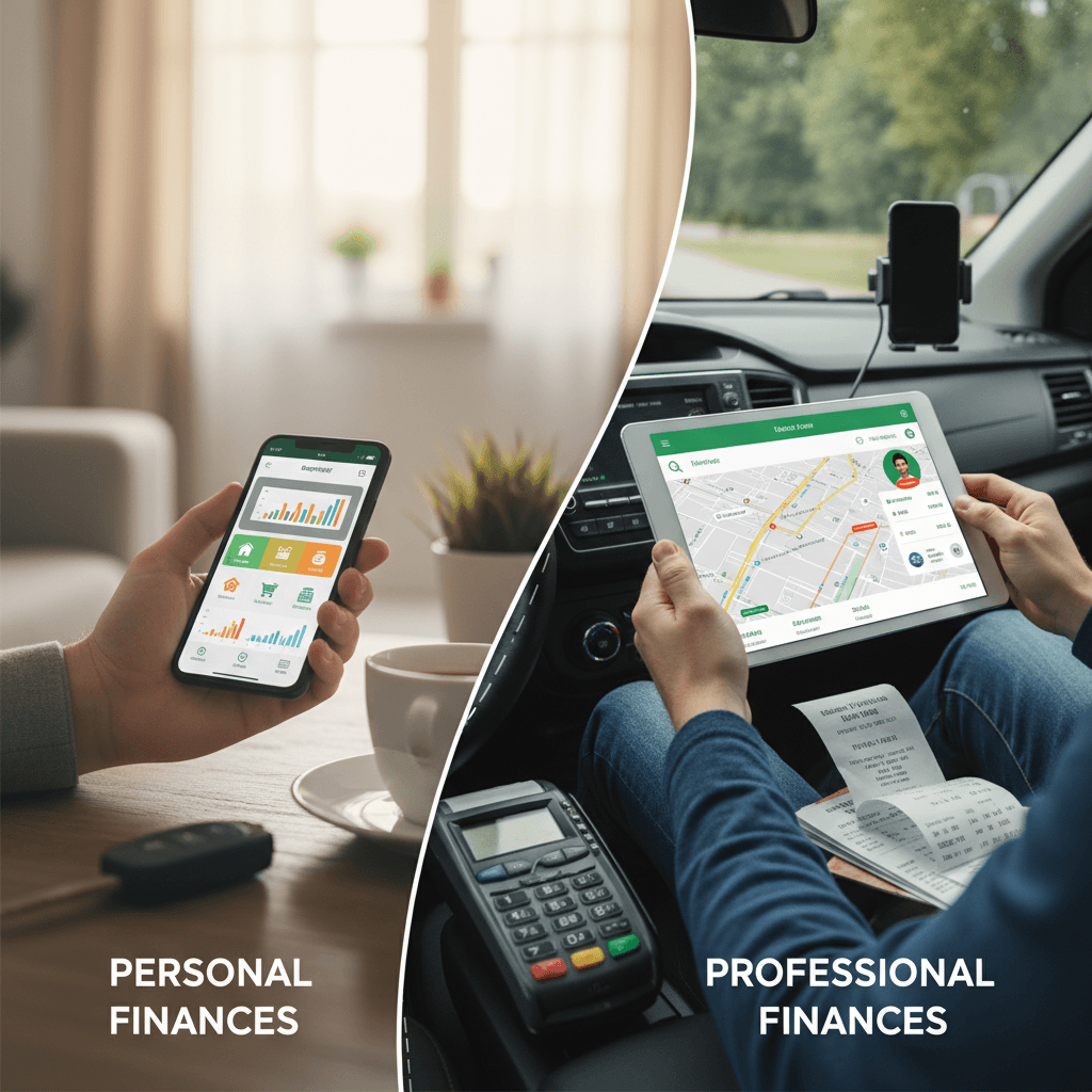 Como separar finanças pessoais e profissionais sendo motorista de app