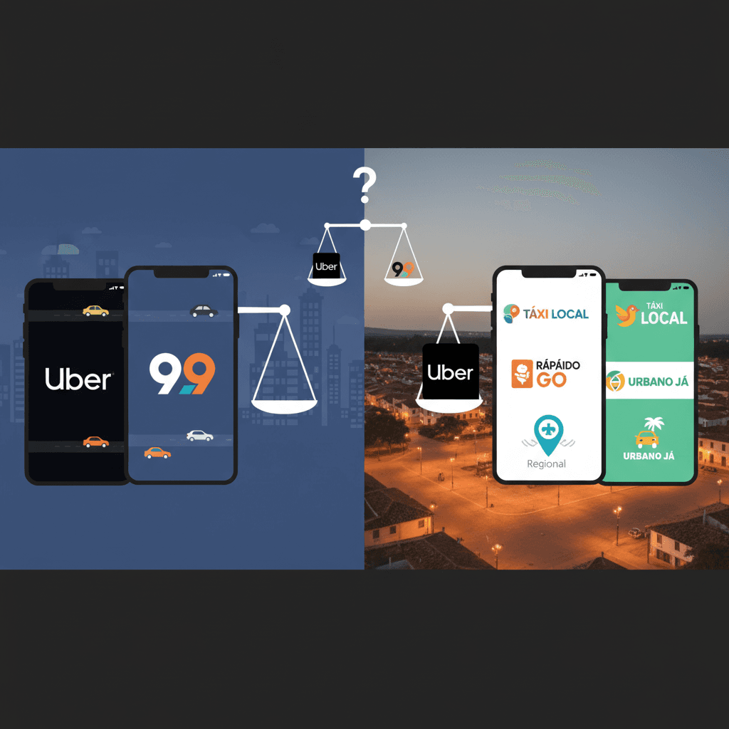 Vale a pena usar apps regionais junto com Uber e 99?