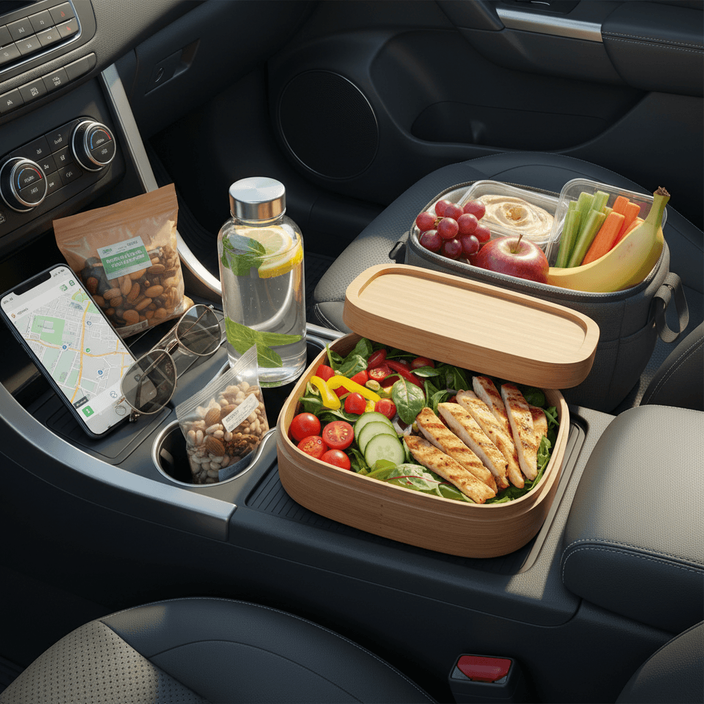Alimentação saudável para quem passa muitas horas no carro