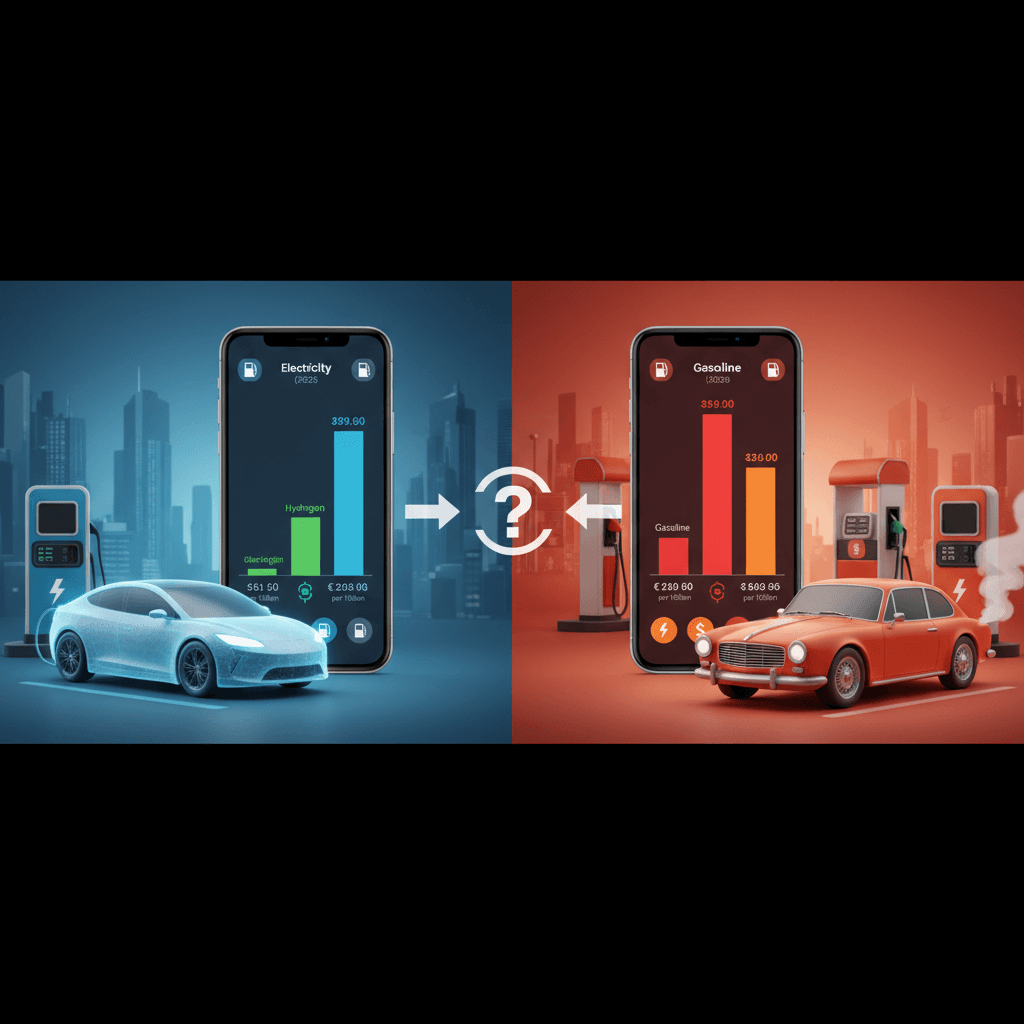 Comparativo de gastos com combustíveis alternativos nos apps em 2026