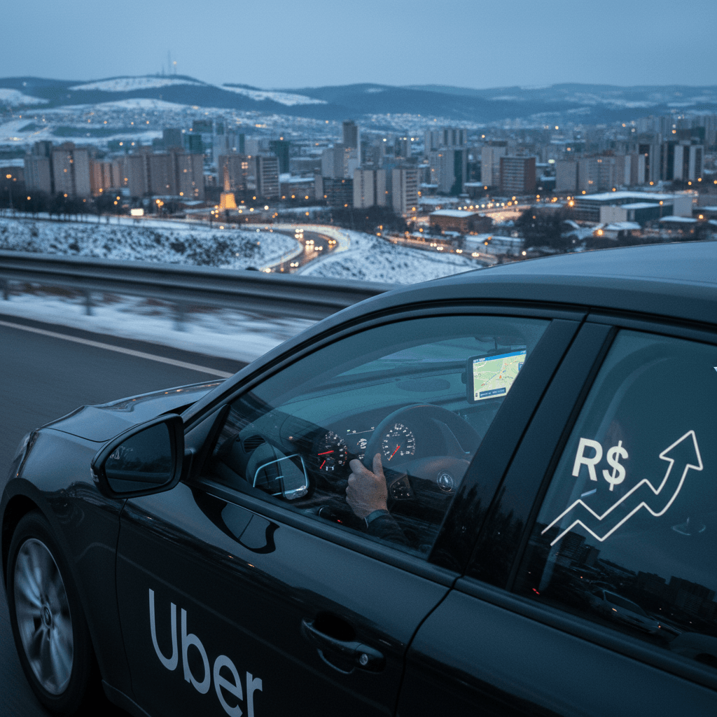 Como faturar mais na Uber em Caxias do Sul: estratégias 2026