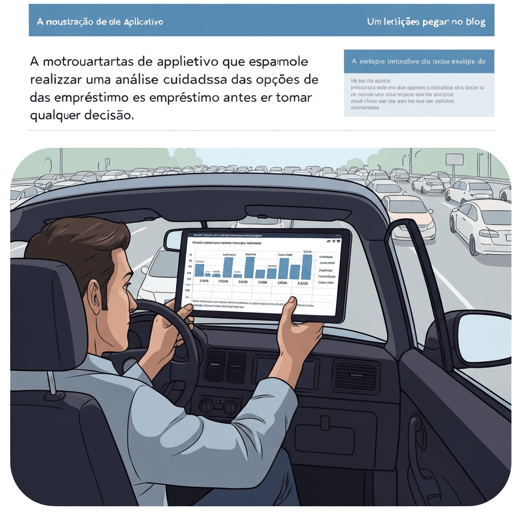 O que considerar antes de pegar empréstimo para motoristas de aplicativo