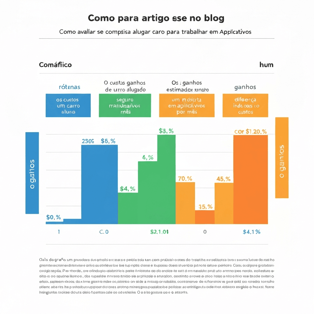 Como avaliar se compensa alugar carro para trabalhar em aplicativos