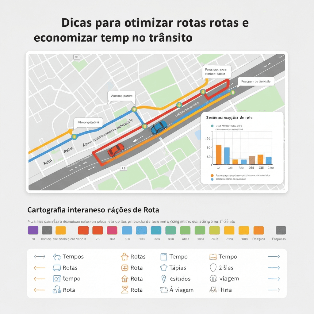 Dicas para otimizar rotas e economizar tempo no trânsito