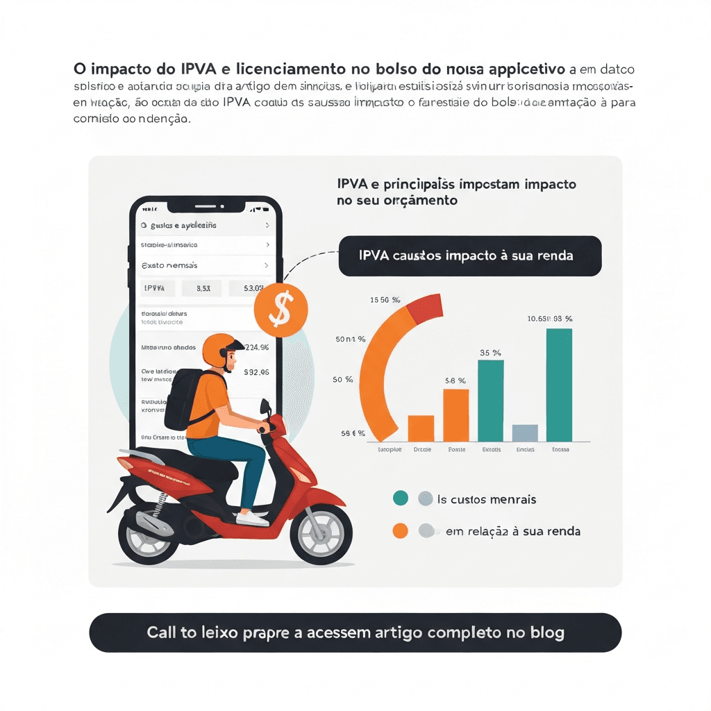 O impacto do IPVA e licenciamento no bolso do motorista de aplicativo