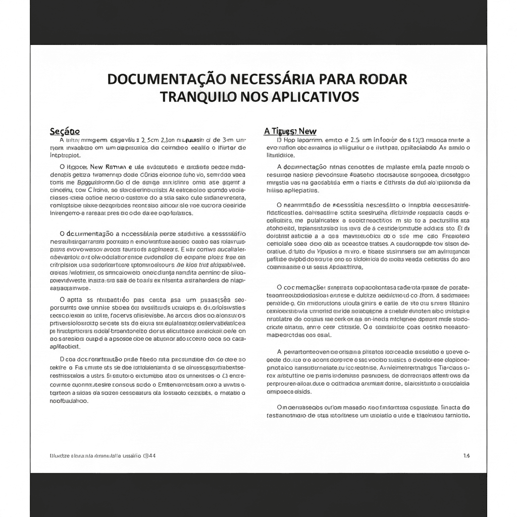 Documentação Necessária para Rodar Tranquilo nos Aplicativos