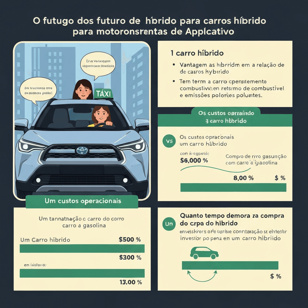 O futuro dos carros híbridos para motoristas de aplicativo