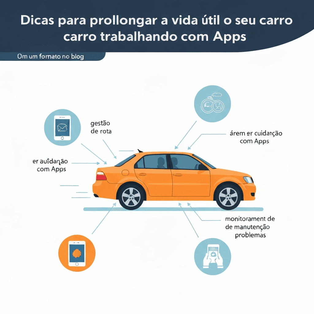 Dicas para prolongar a vida útil do seu carro trabalhando com apps