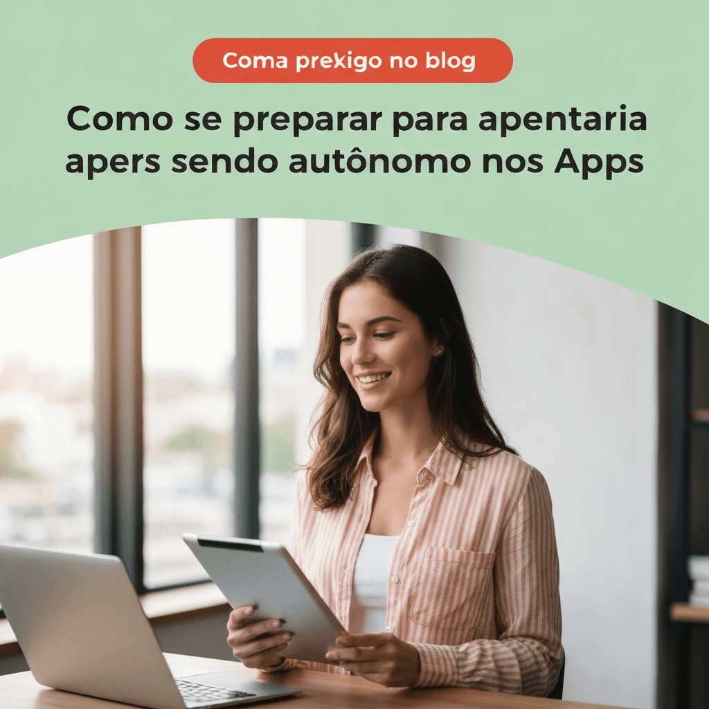 Como se preparar para aposentadoria sendo autônomo nos apps