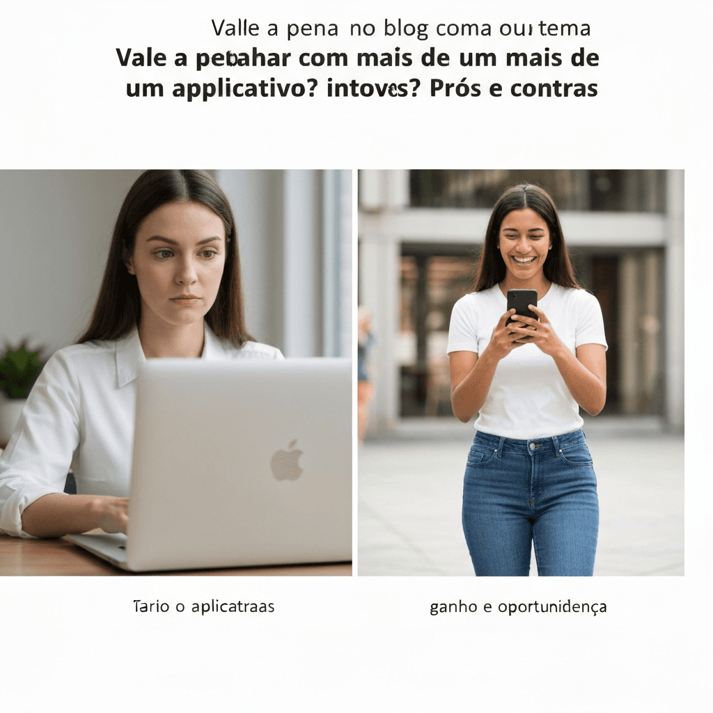 Vale a pena trabalhar com mais de um aplicativo? Prós e contras