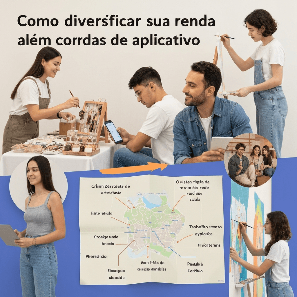 Como diversificar sua renda além das corridas de aplicativo