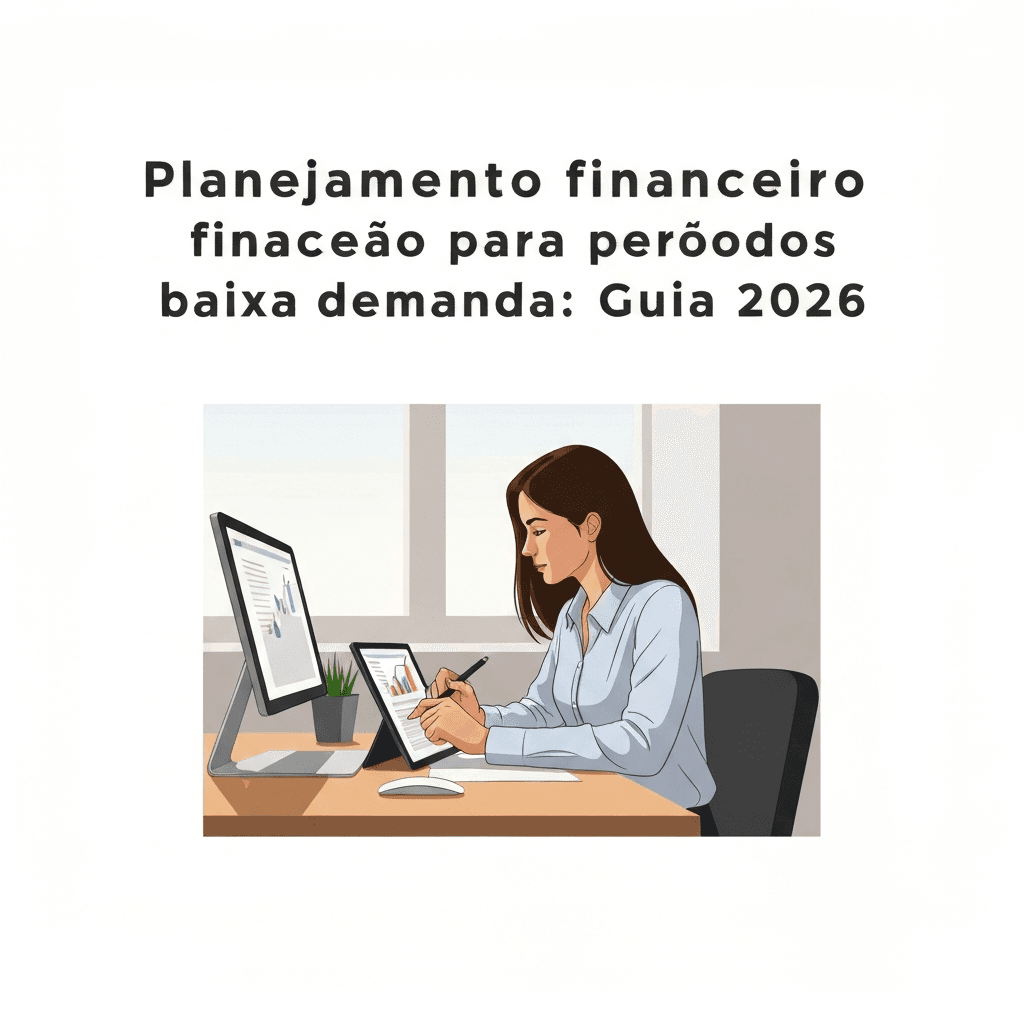 Planejamento financeiro para períodos de baixa demanda: guia 2026