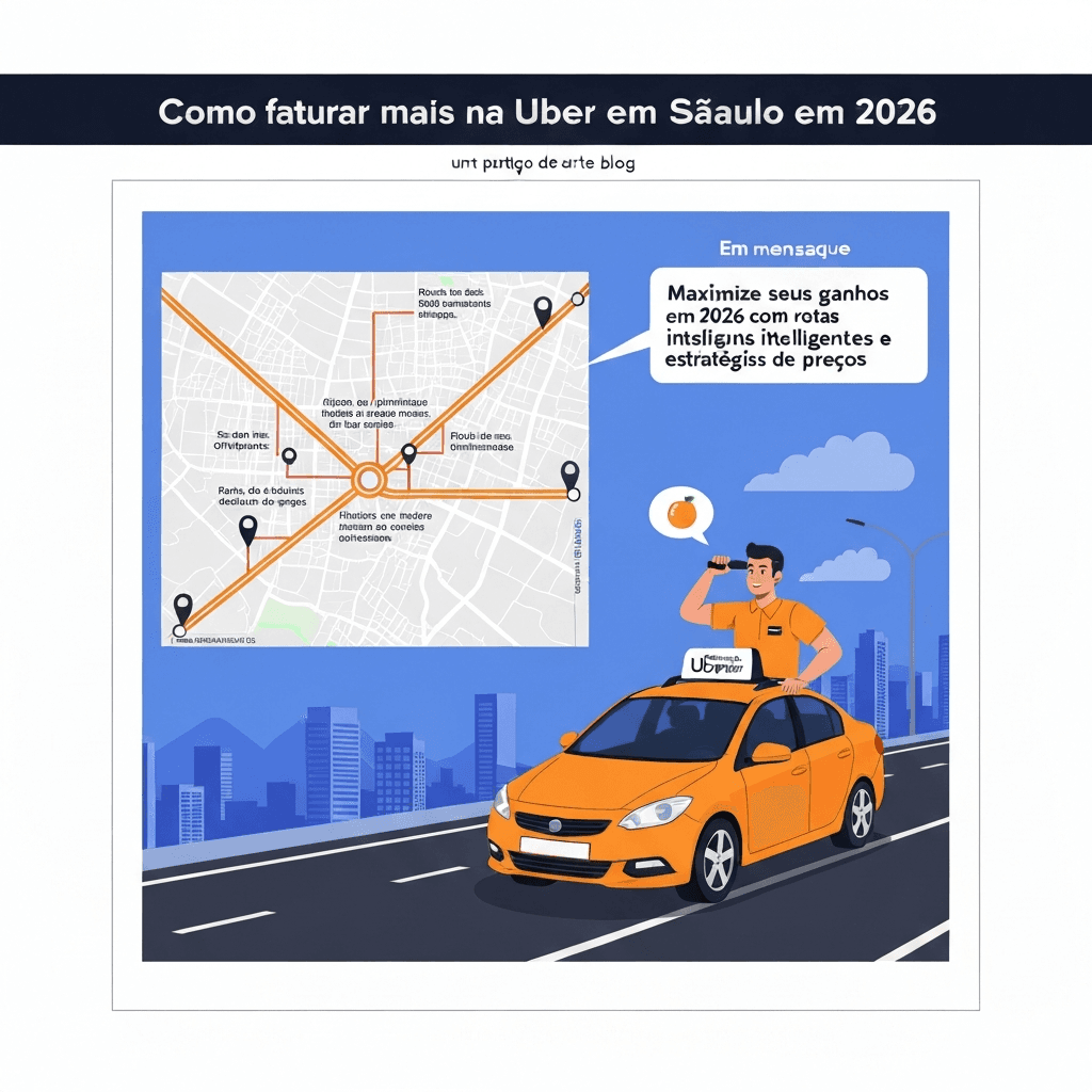 Como faturar mais na Uber em São Paulo em 2026
