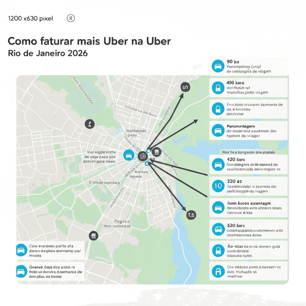 Como faturar mais na Uber no Rio de Janeiro em 2026