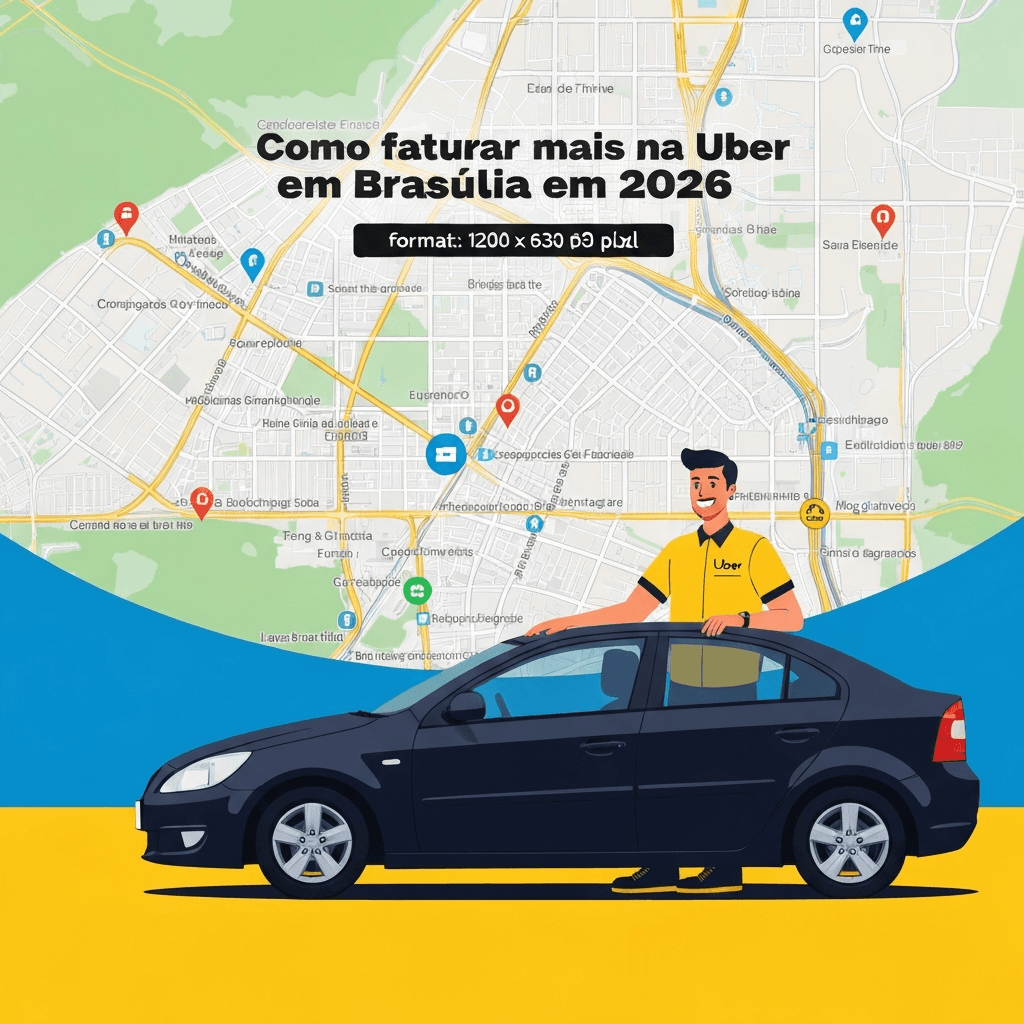 Como faturar mais na Uber em Brasília em 2026
