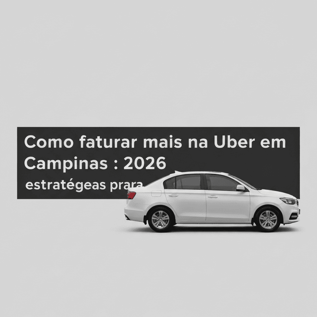 Como faturar mais na Uber em Campinas: estratégias 2026