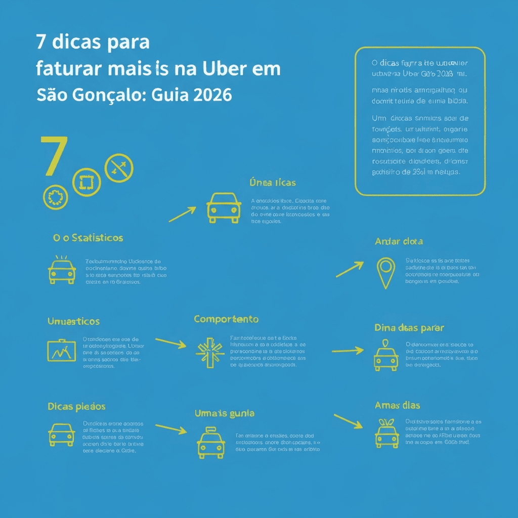 Como faturar mais na Uber em São Gonçalo: Guia 2026