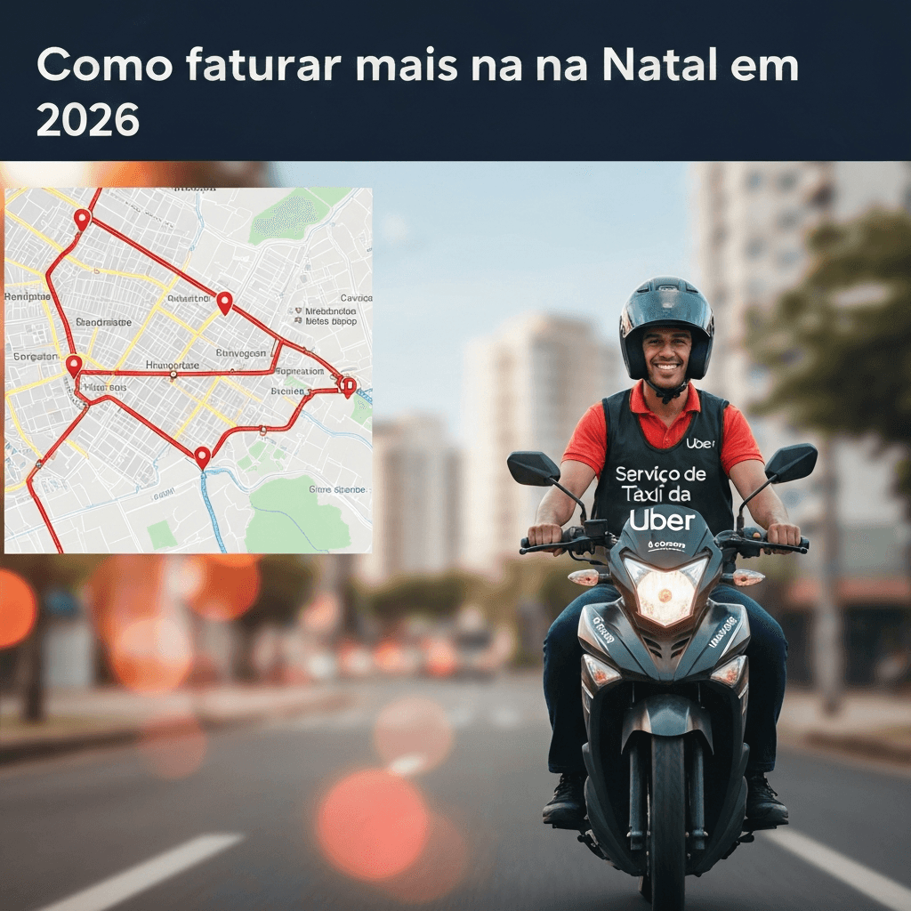Como faturar mais na Uber em Natal em 2026
