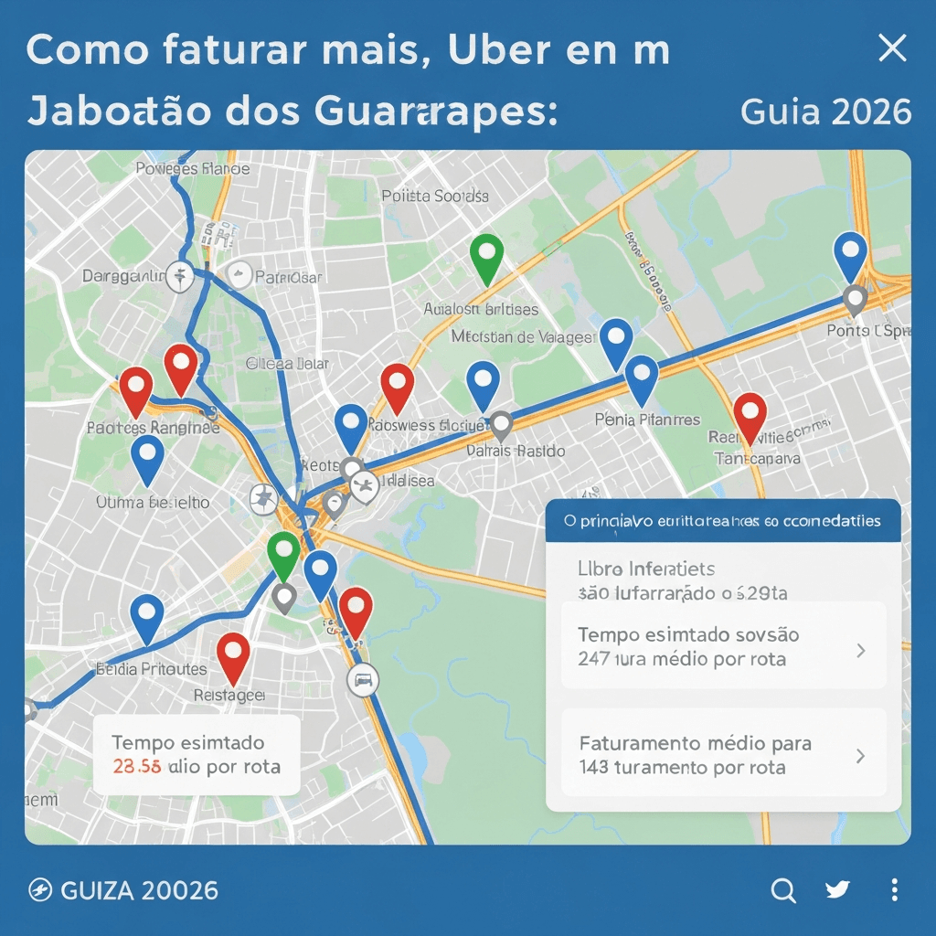Como faturar mais na Uber em Jaboatão dos Guararapes: Guia 2026